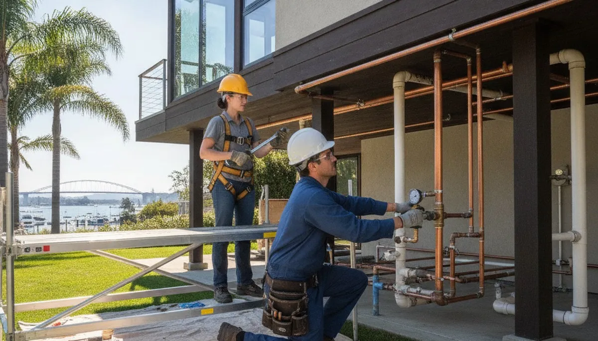 San Mateo, CA plumbing repair service for leaking pipes and emergency residential plumbing repairs