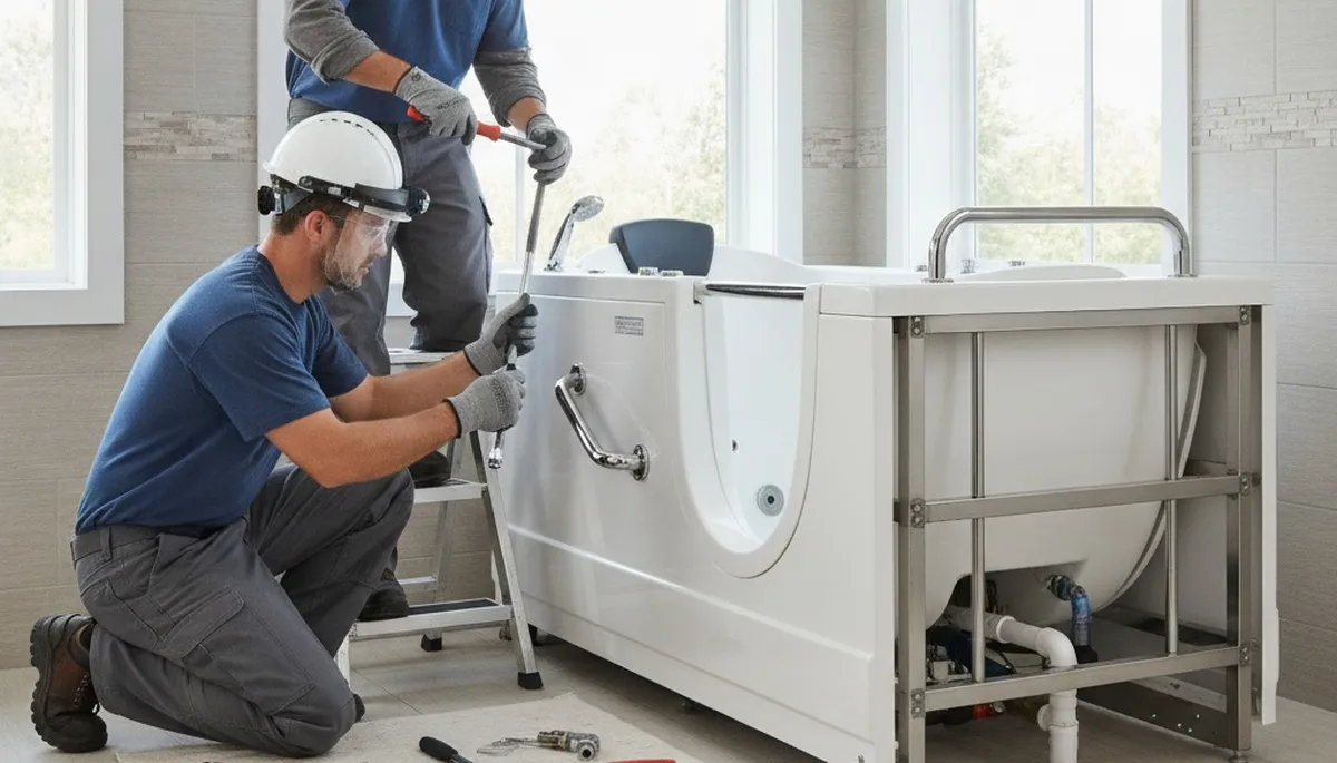 Walk-in tub installation for San Mateo, CA homes by On Call Plumbers